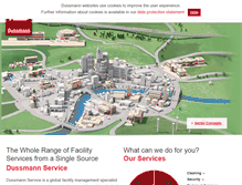 Tablet Screenshot of dussmann.ro