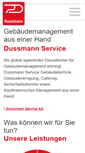 Mobile Screenshot of dussmann.ch